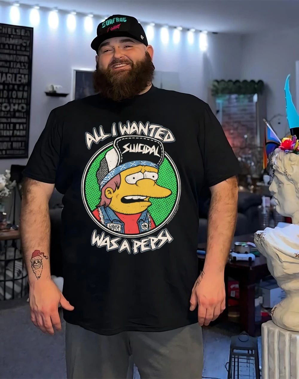 Bart Simpson all I wanted was a Pepsi shirt