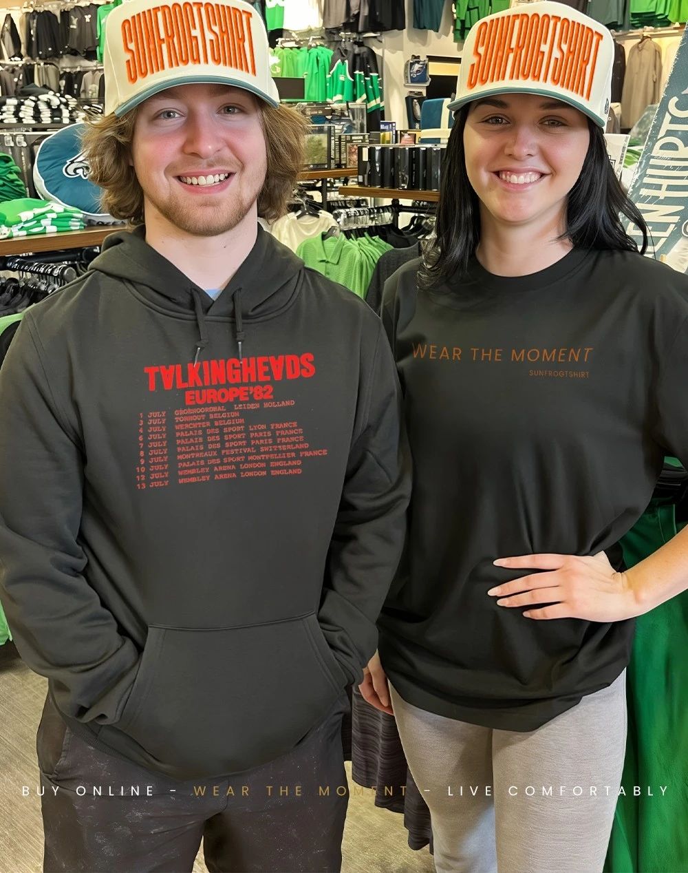 1982 Talking Heads Tour Europe shirt