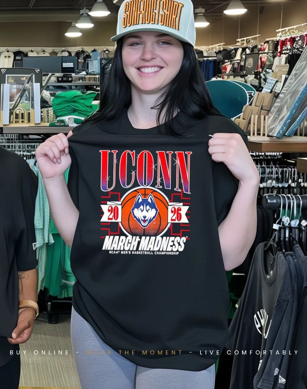 UConn Huskies MBB 2026 March Madness logo shirt
