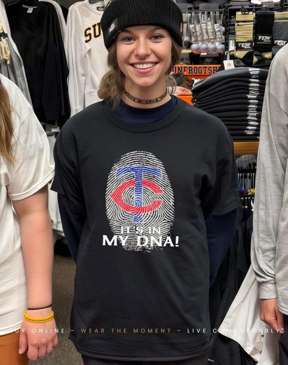 Minnesota Twins it’s in my DNA fingerprint shirt