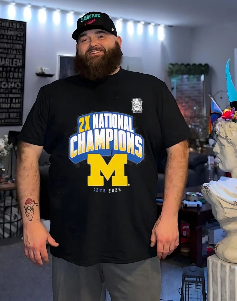 Michigan Wolverines Men’s Basketball NCAA 2x National Champions 1989 2026 shirt