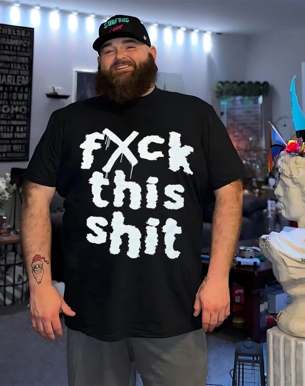 Fxck this shit paint shirt