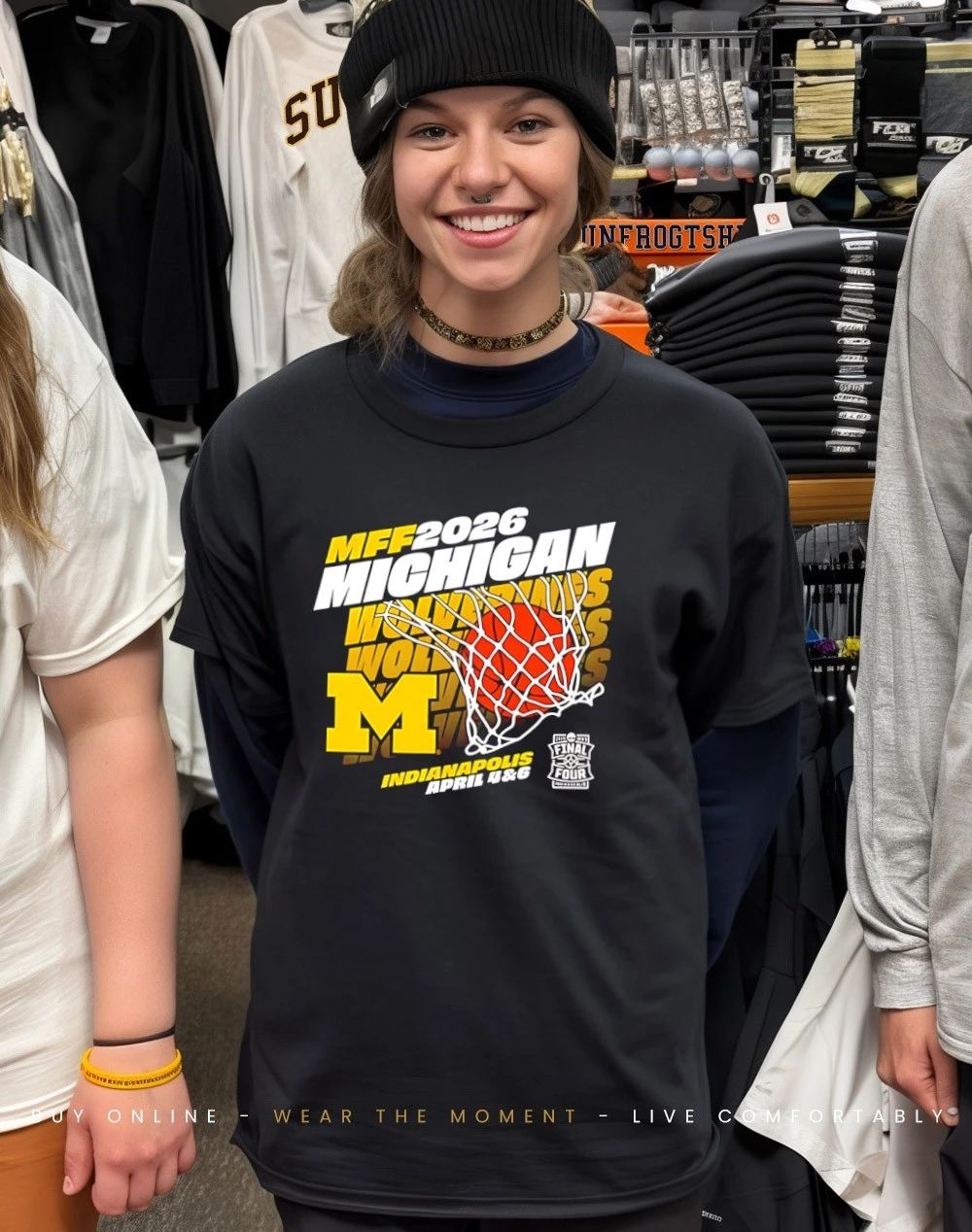Michigan Wolverines 2026 Men’s Basketball Final Four Bound shirt
