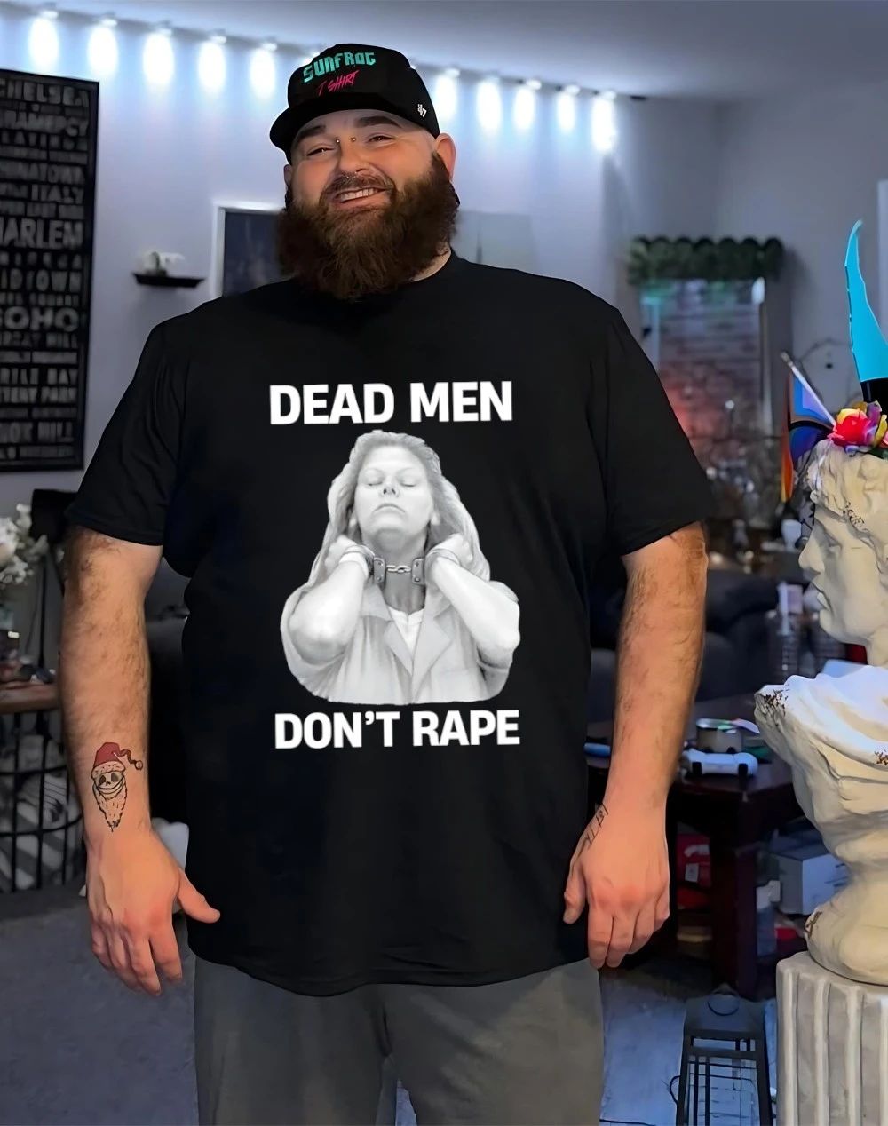 Dead Men Don’t Rape graphic shirt