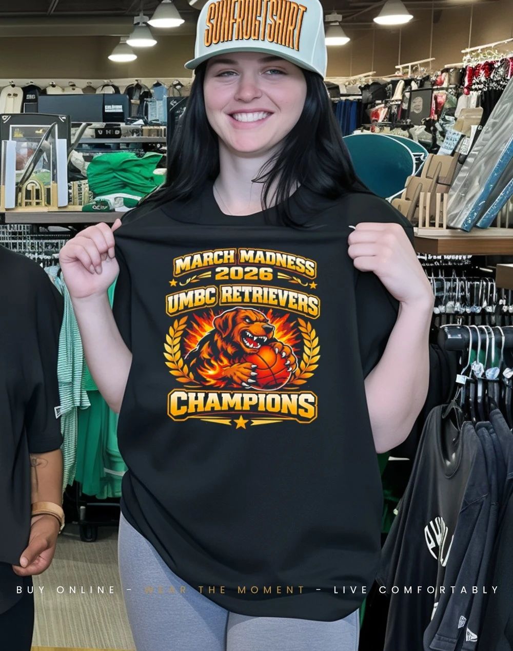 UMBC Retrievers Rise March Madness 2026 NCAA Champions mascot shirt