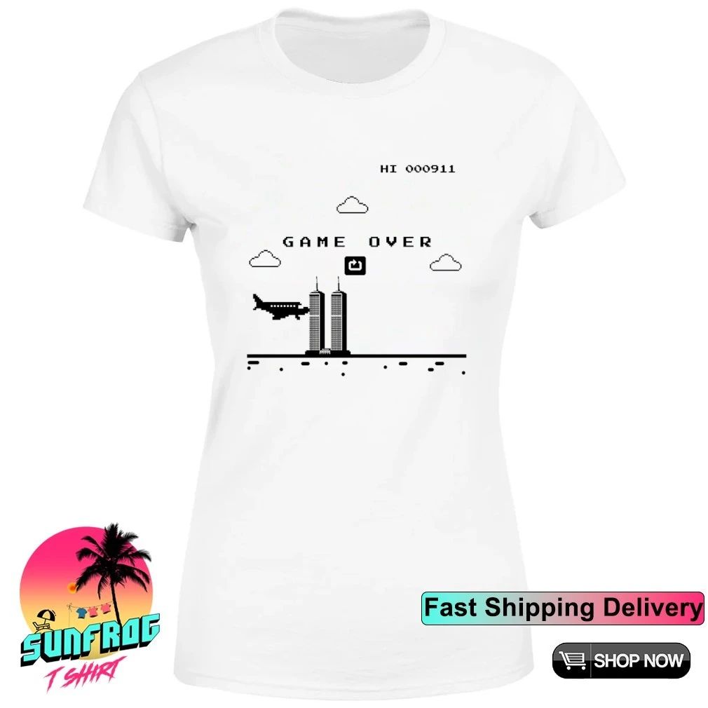 Game Over Chrome Dino Game 9.11 shirt