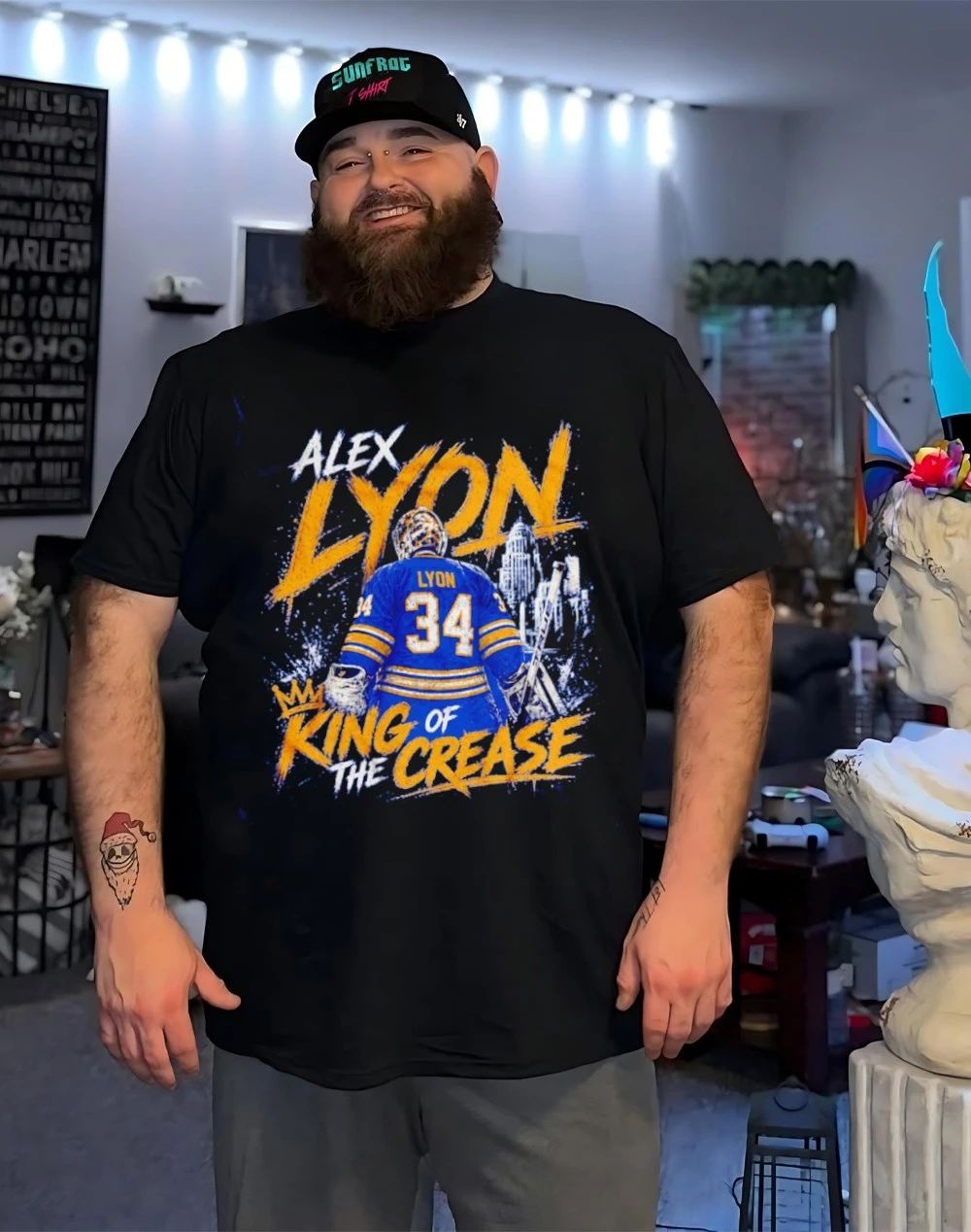 Buffalo Sabres Alex Lyon King of the Crease shirt
