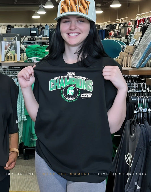 Illinois Wesleyan Titans Men’s Basketball 2026 CCIW Tournament Champions shirt