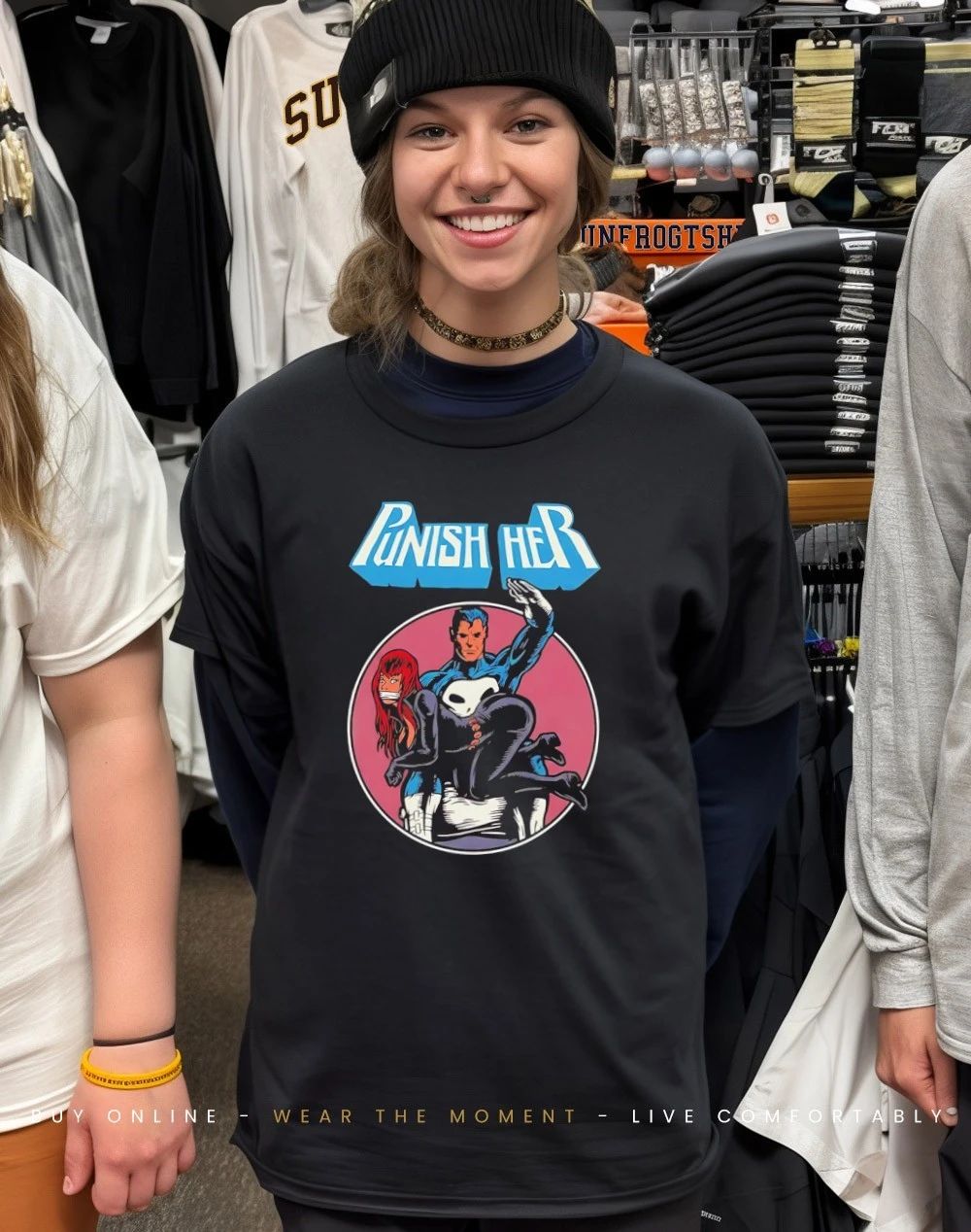 Punish Her Vigilante Graphic shirt