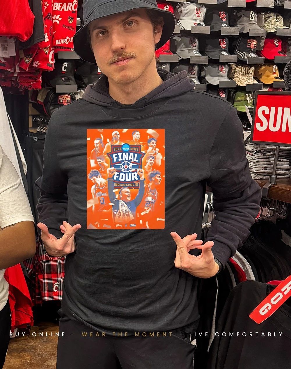 Illinois Illini Final four 2026 Men’s March Madness Basketball poster shirt