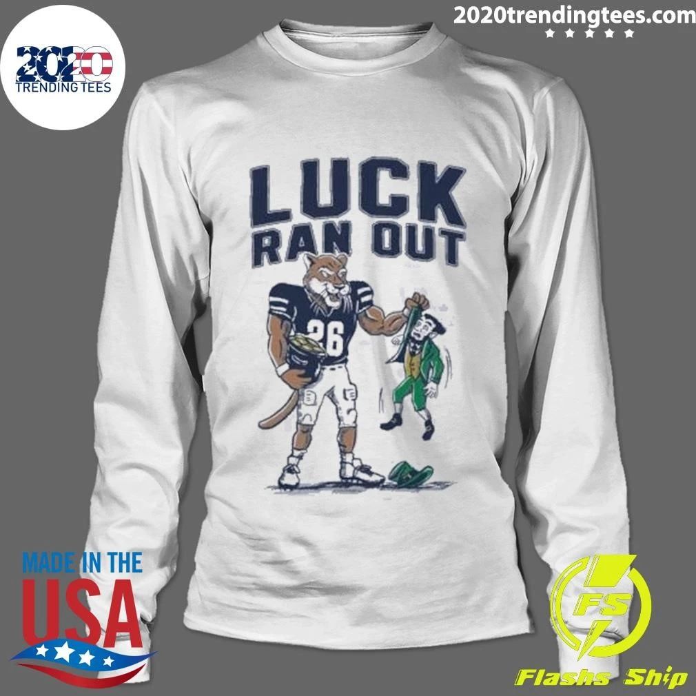 BYU Cougars Luck Ran Out Shirt