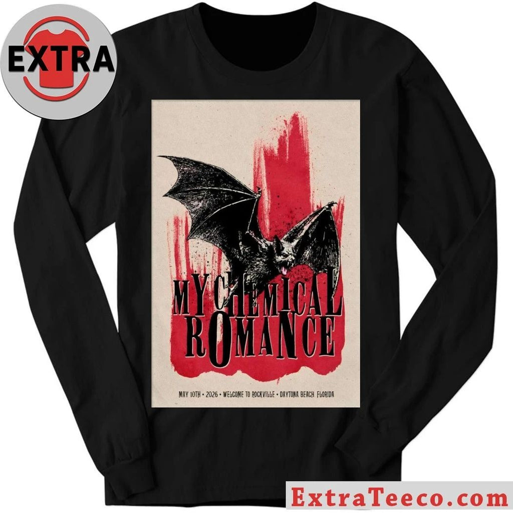 My Chemical Romance 5 10 2026 Daytona Beach FL Poster Shirt