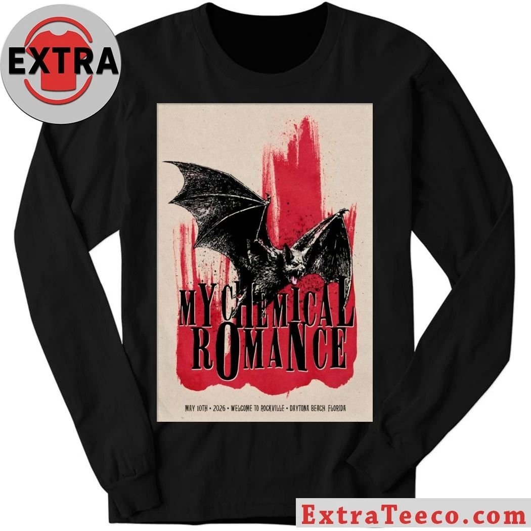 My Chemical Romance 5 10 2026 Daytona Beach FL Poster Shirt