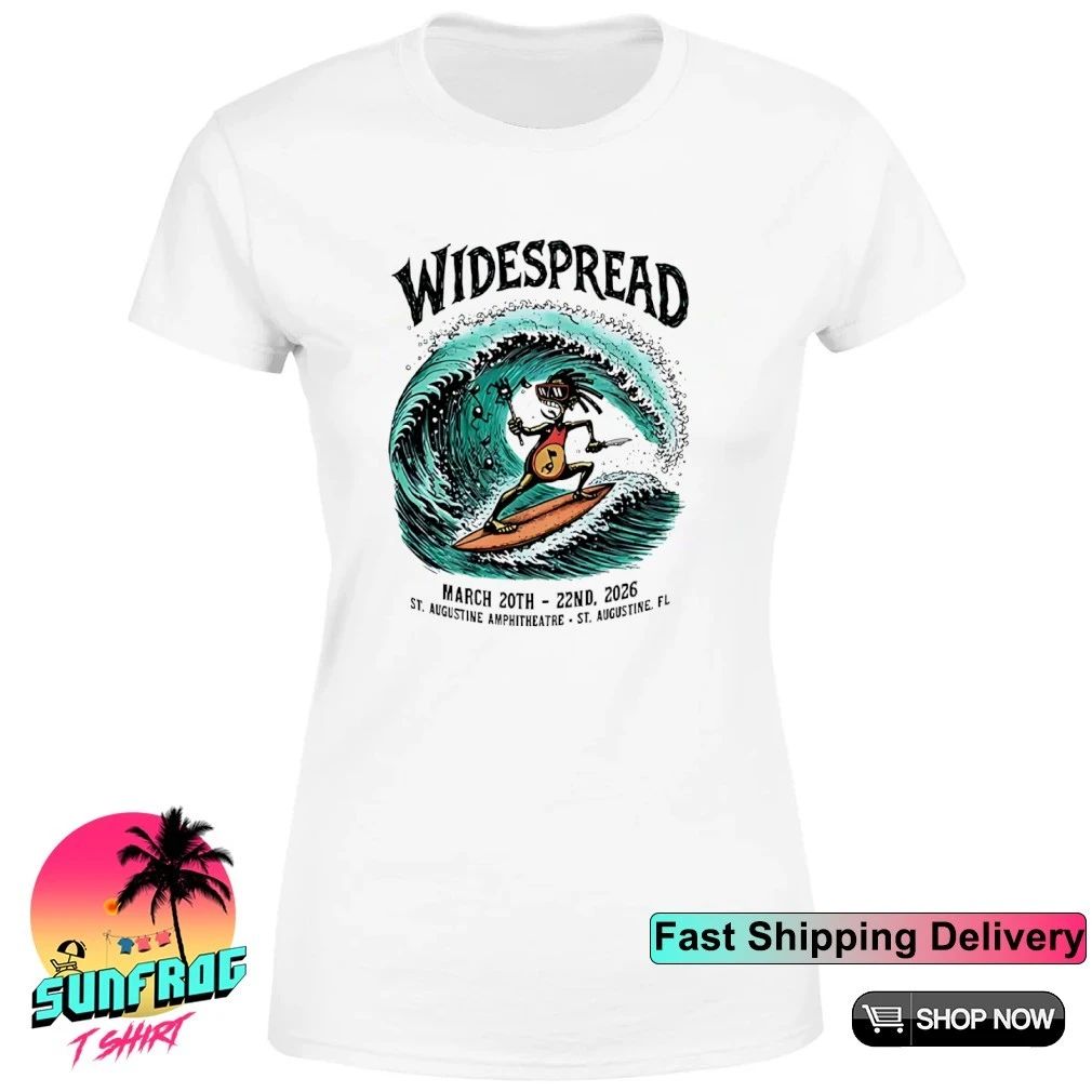 Widespread March 20th-22nd 2026 St Augustine Amphitheatre Shirt
