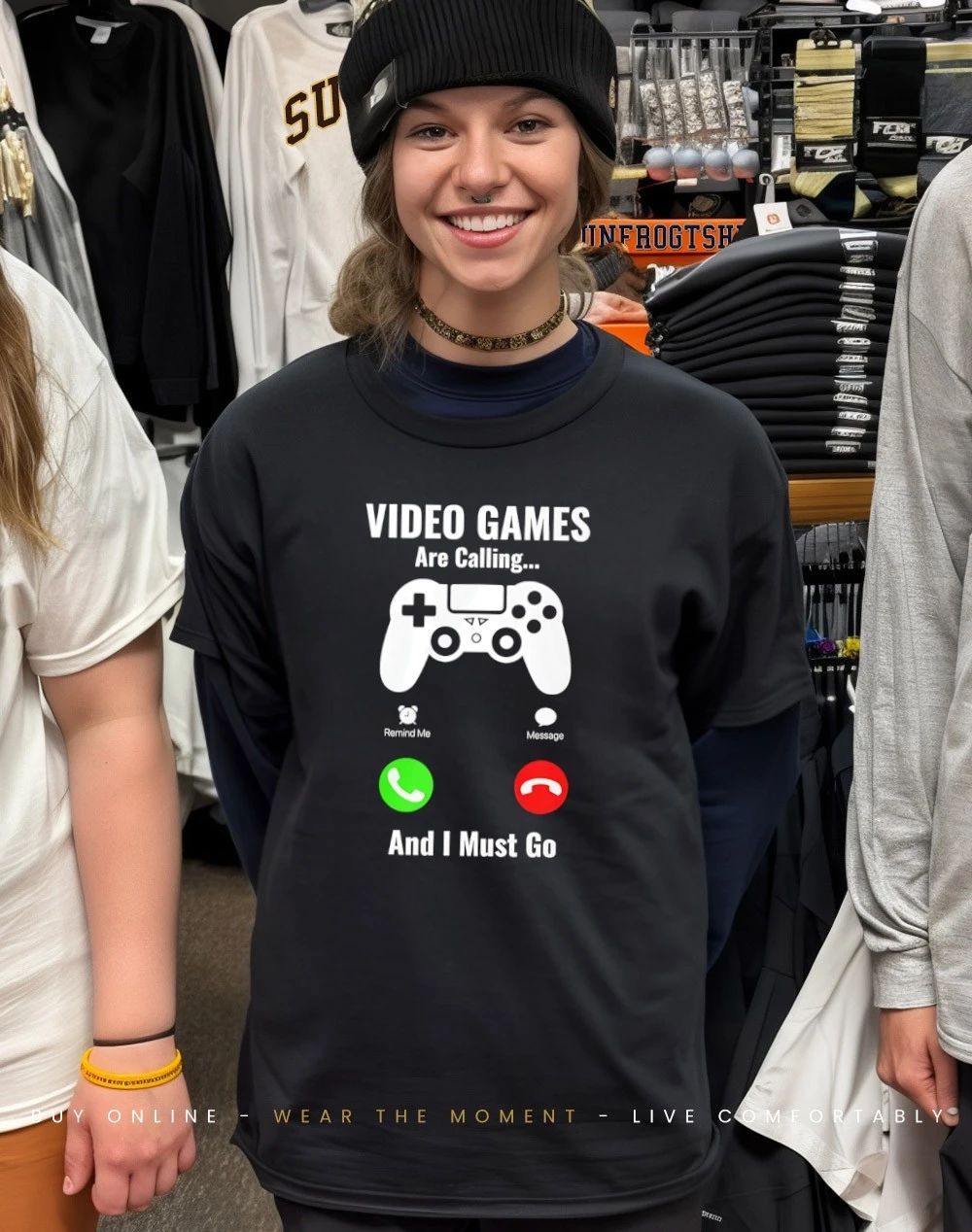 Video Games Are Calling And I Must Go Console Shirt