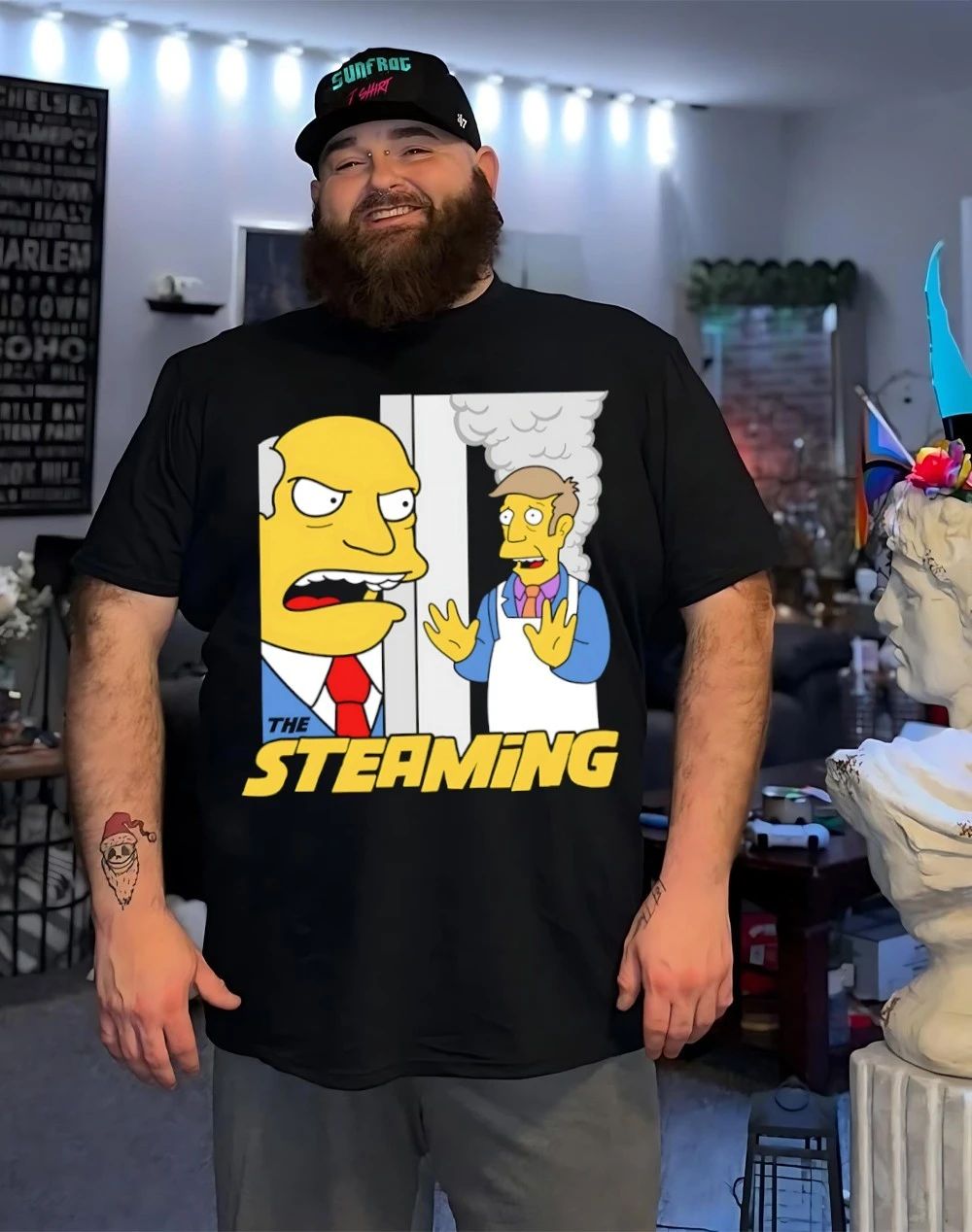 Simpson Principal Skinner the steaming shirt