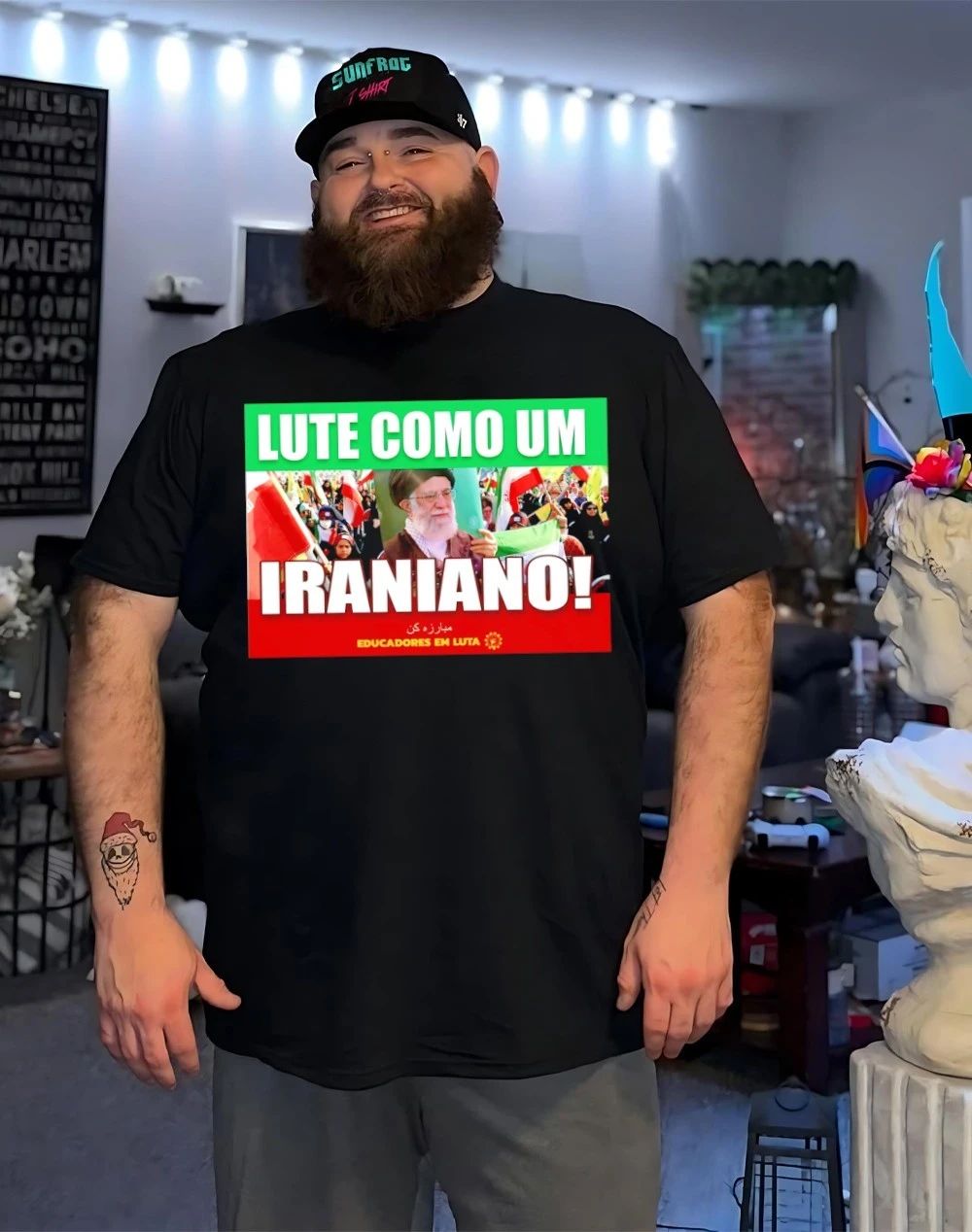 Fight like an Iranian photo shirt