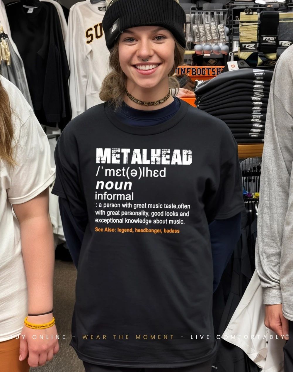 Metalhead definition noun see also legend headbanger badass shirt