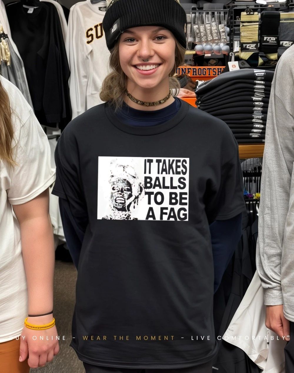 It takes balls to be a fag shirt