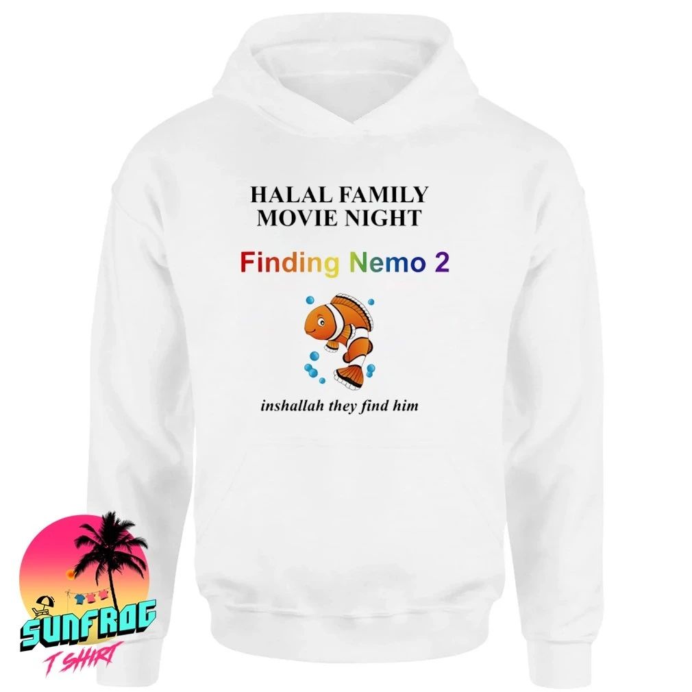 Halal Family Movie Night Finding Nemo 2 Inshallah They Find Him Shirt