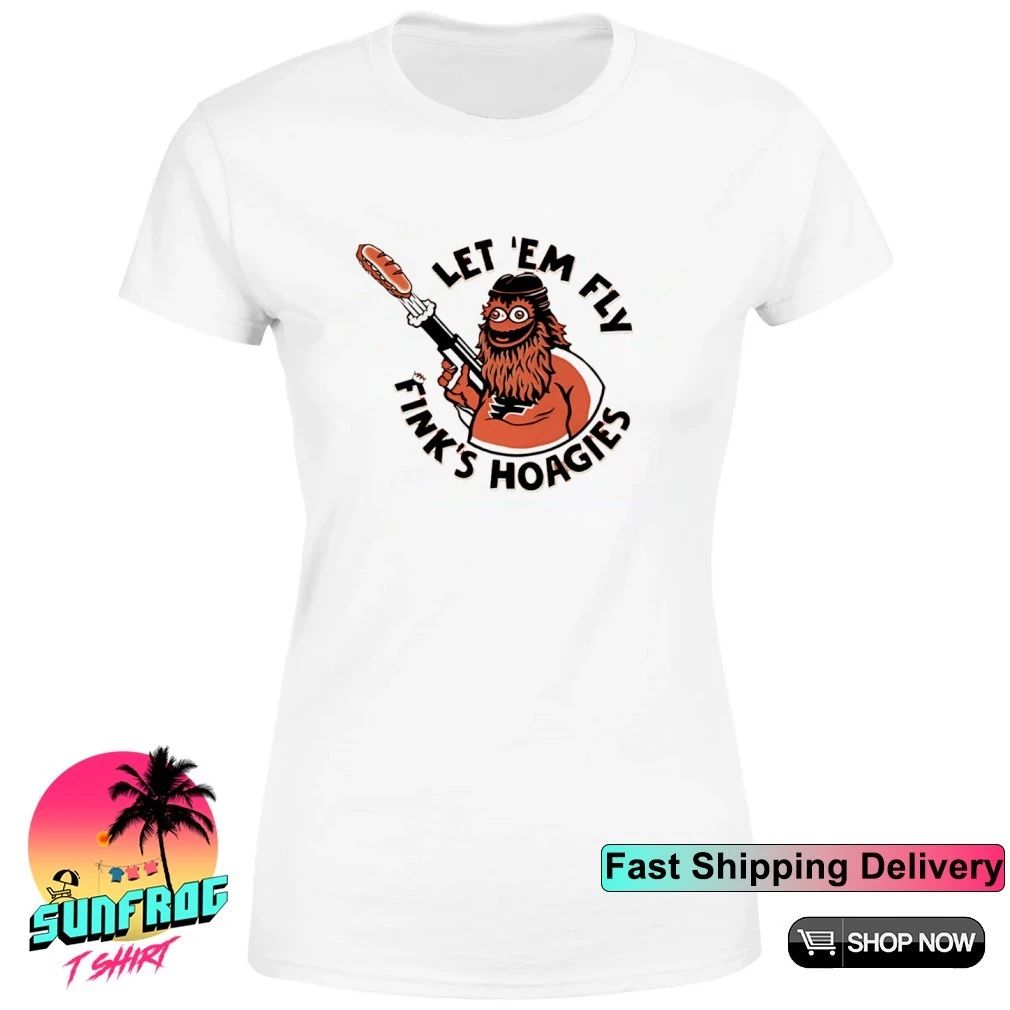 Gritty Philadelphia Flyers Let Em Fly Fink’s Hoagies shirt