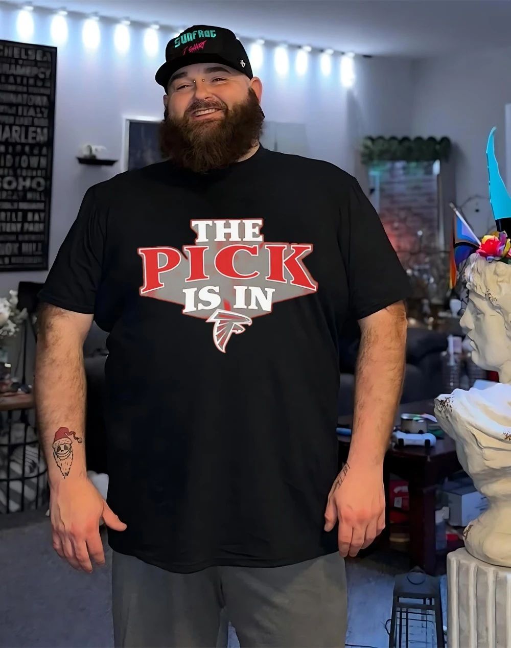 Atlanta Falcons The Pick Is In logo shirt