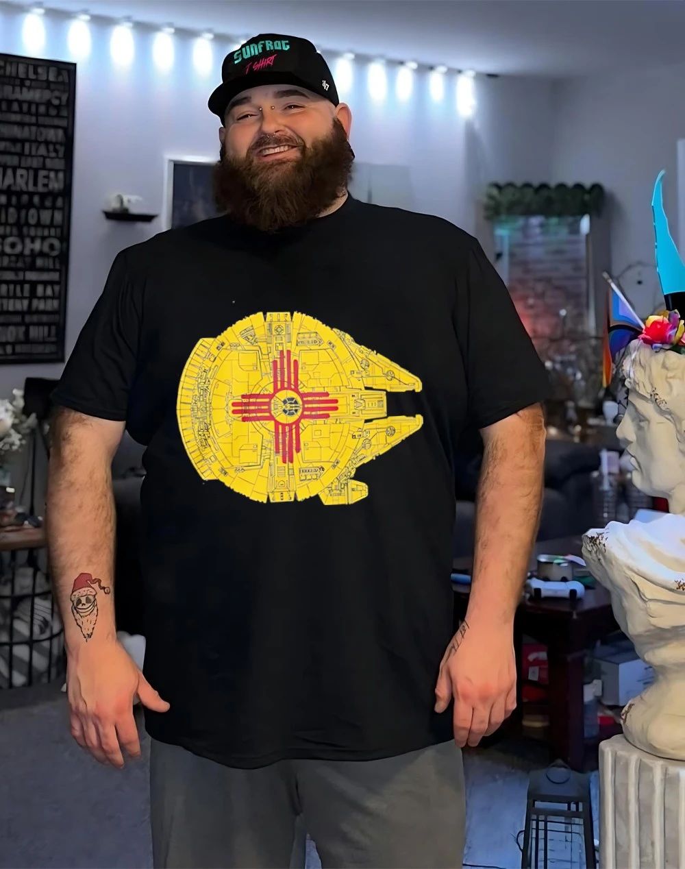 New Mexico Flag Millennium Falcon Shirt