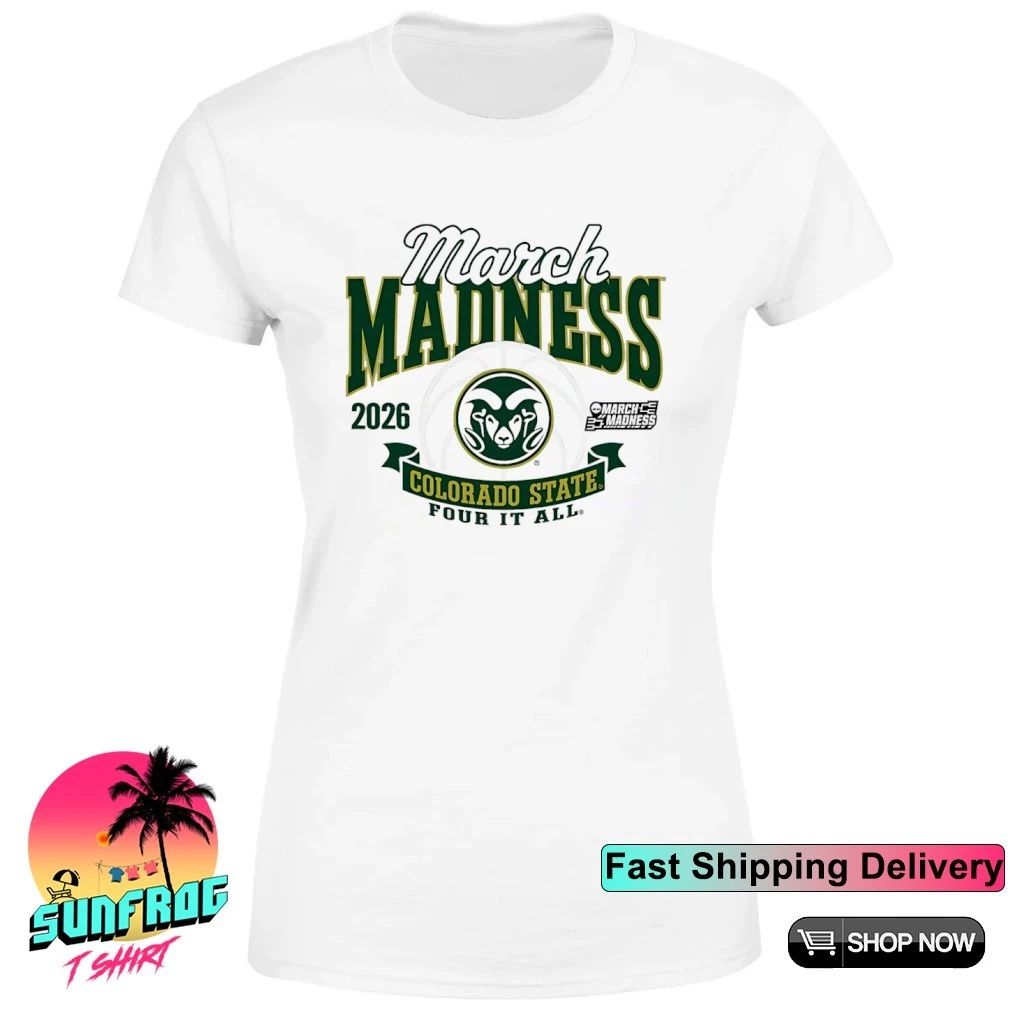 Colorado State Rams Women’s Basketball 2026 March Madness Bound shirt