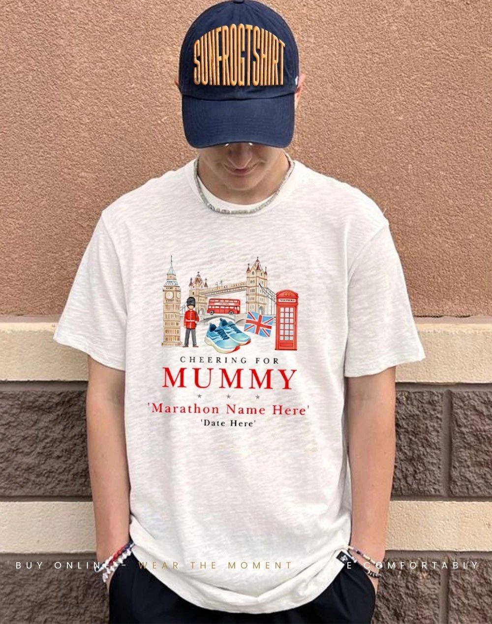 Marathon Supporters Cheering For Mummy Personalized Shirt