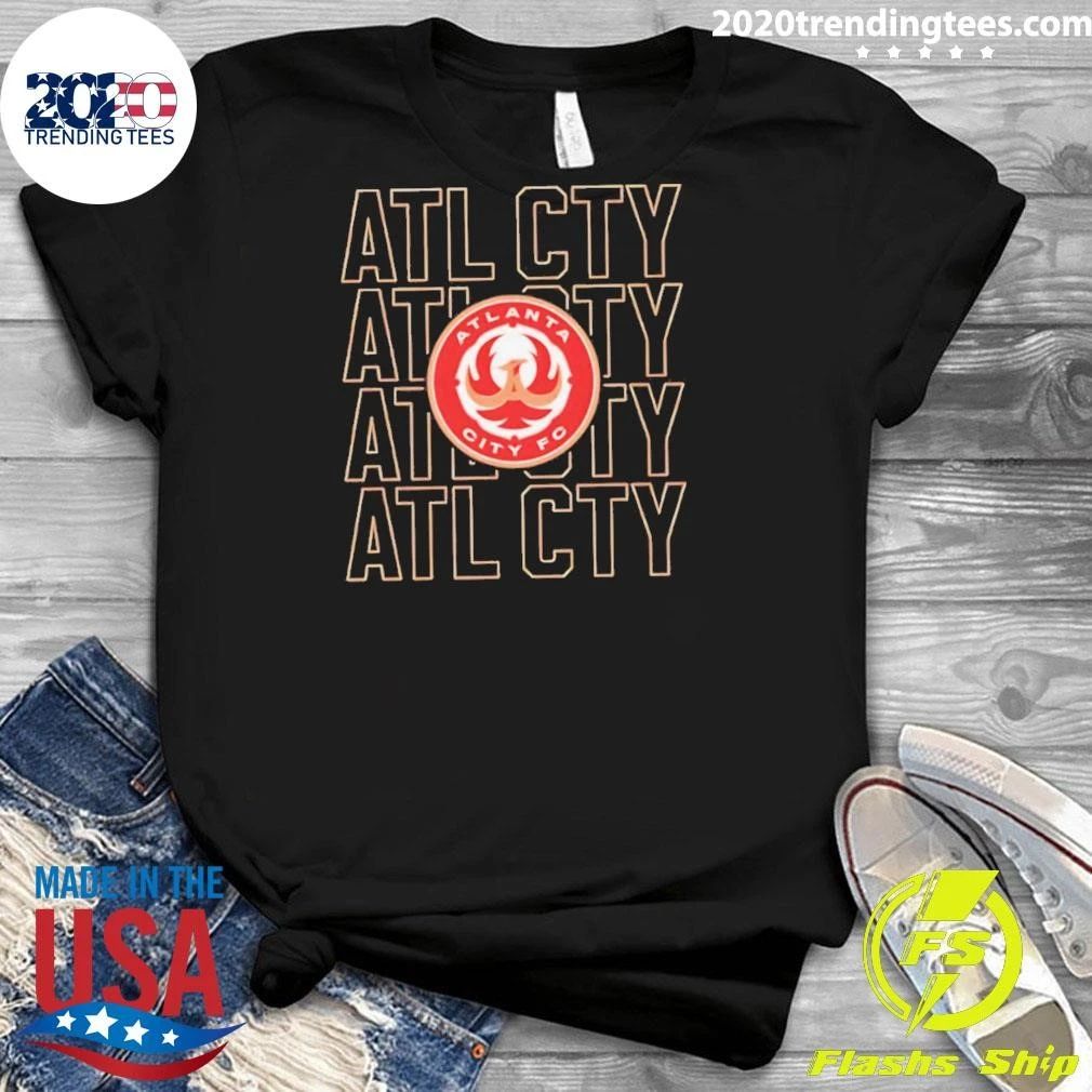 Atlanta City Fc Outline Repeat 2026 T-Shirt
