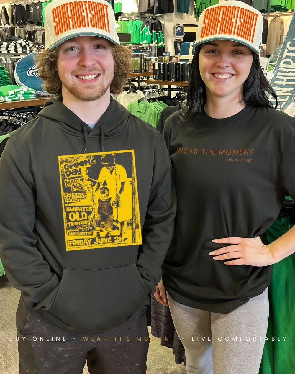 Green Day made of ace nothing but thieves emirates old trafford shirt