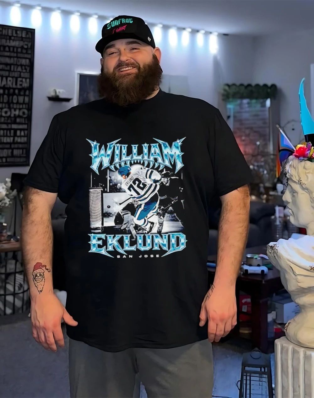 William Eklund San Jose Goal Of The Year graphic shirt