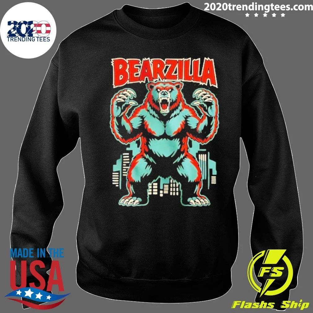 Bearzilla Bear Godzilla Monster Kaiju Shirt