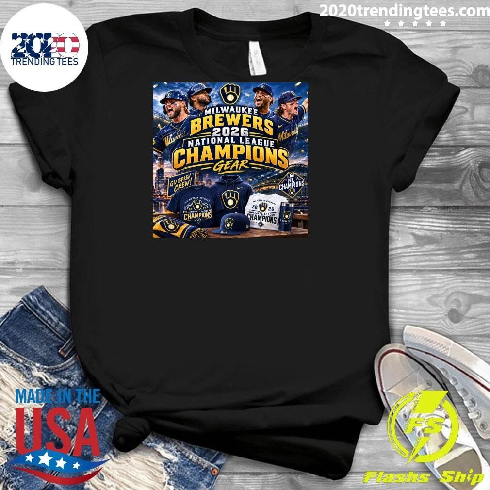 Milwaukee Brewers 2026 National League Champions Gear Shirt