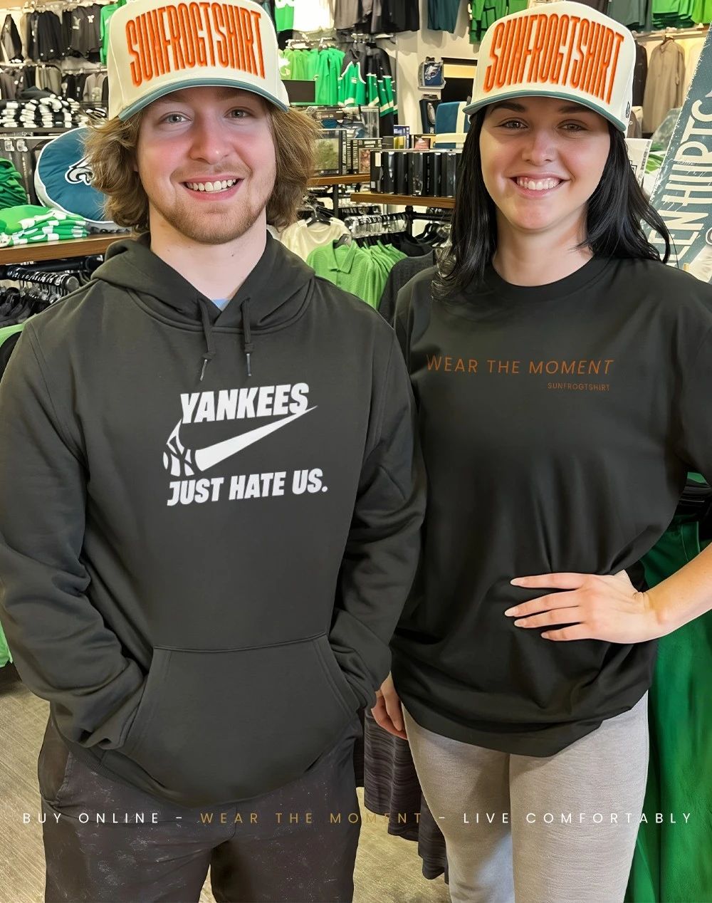 New York Yankees Just Hate Us logo shirt