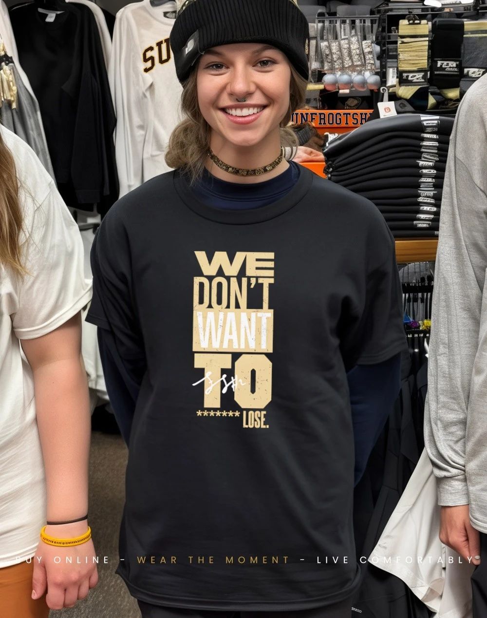Fletcher Loyer Purdue We Don’t Want to Lose signature shirt