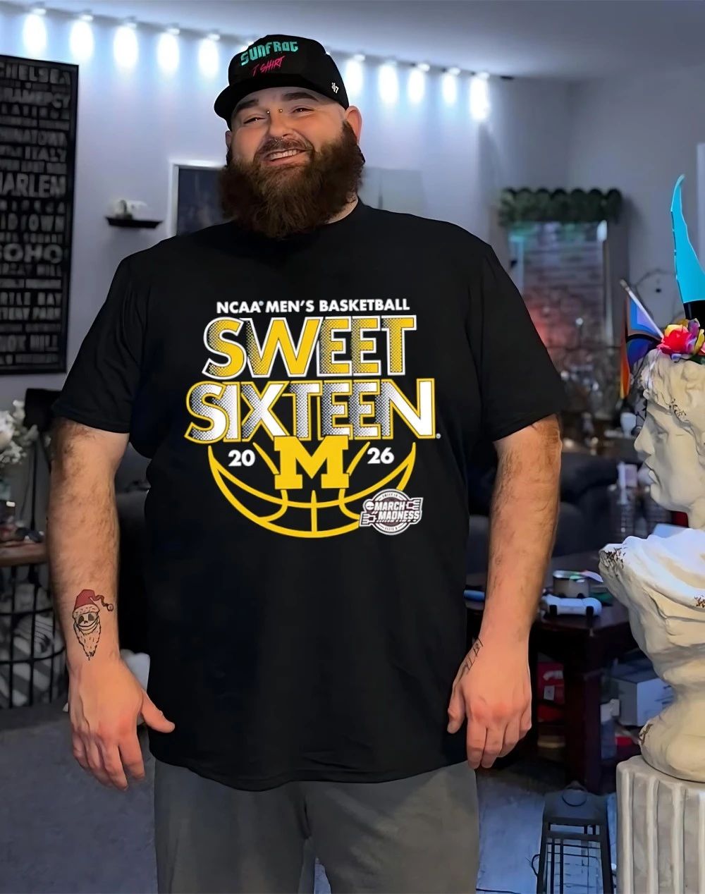 Michigan Men’s Basketball 2026 NCAA March Madness Sweet Sixteen shirt