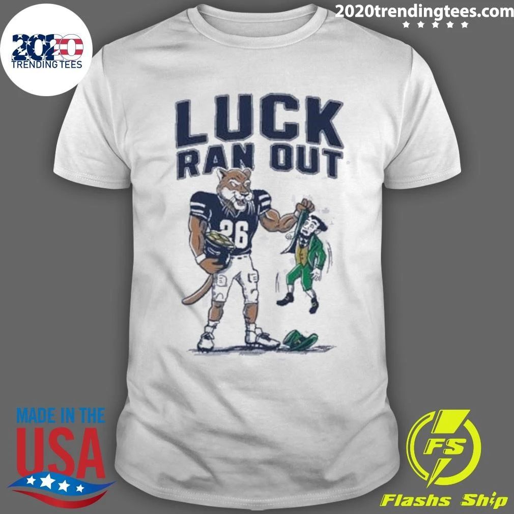 BYU Cougars Luck Ran Out Shirt