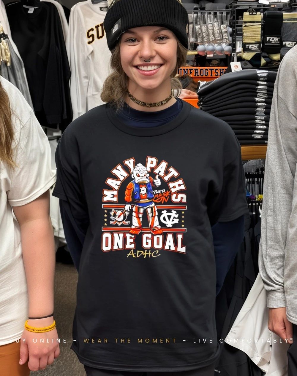 Anaheim Ducks Many Paths One Goal ADHC Shirt