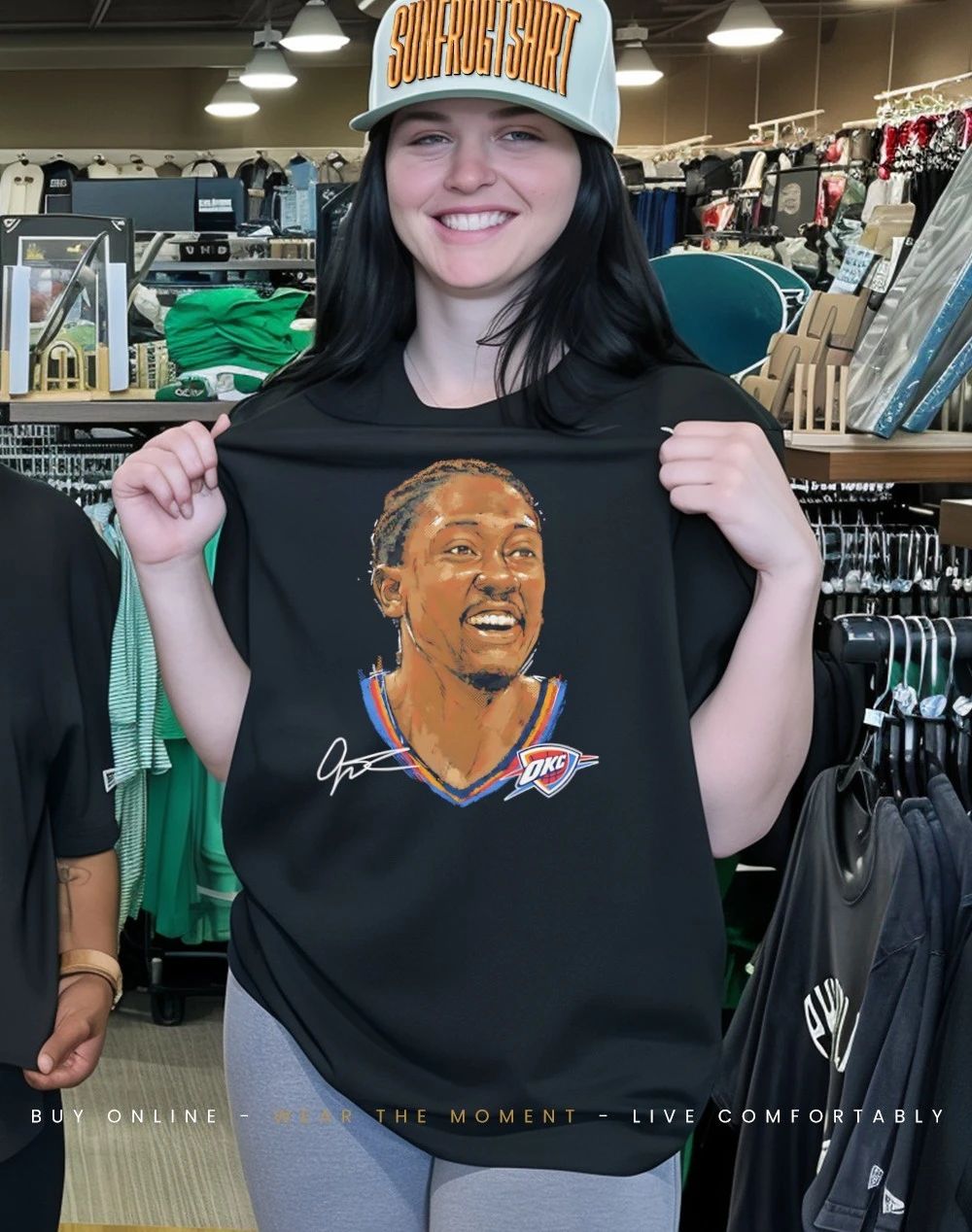 Jalen Williams Oklahoma City Thunder Portrait signature shirt