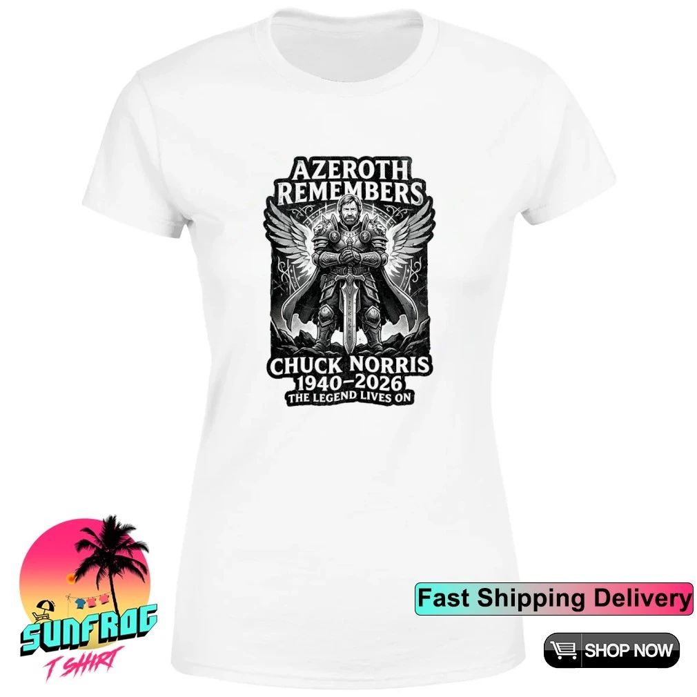 Azeroth Remembers Chuck Norris 1940–2026 The Legend Lives On shirt