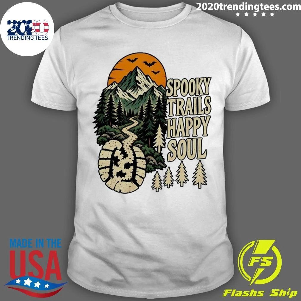Spooky Trails Happy Soul Mountain Hiking Halloween 2026 Shirt