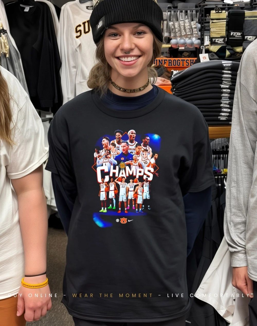 Auburn Tigers Men’s Basketball 3x NIT Champions 2026 graphic shirt