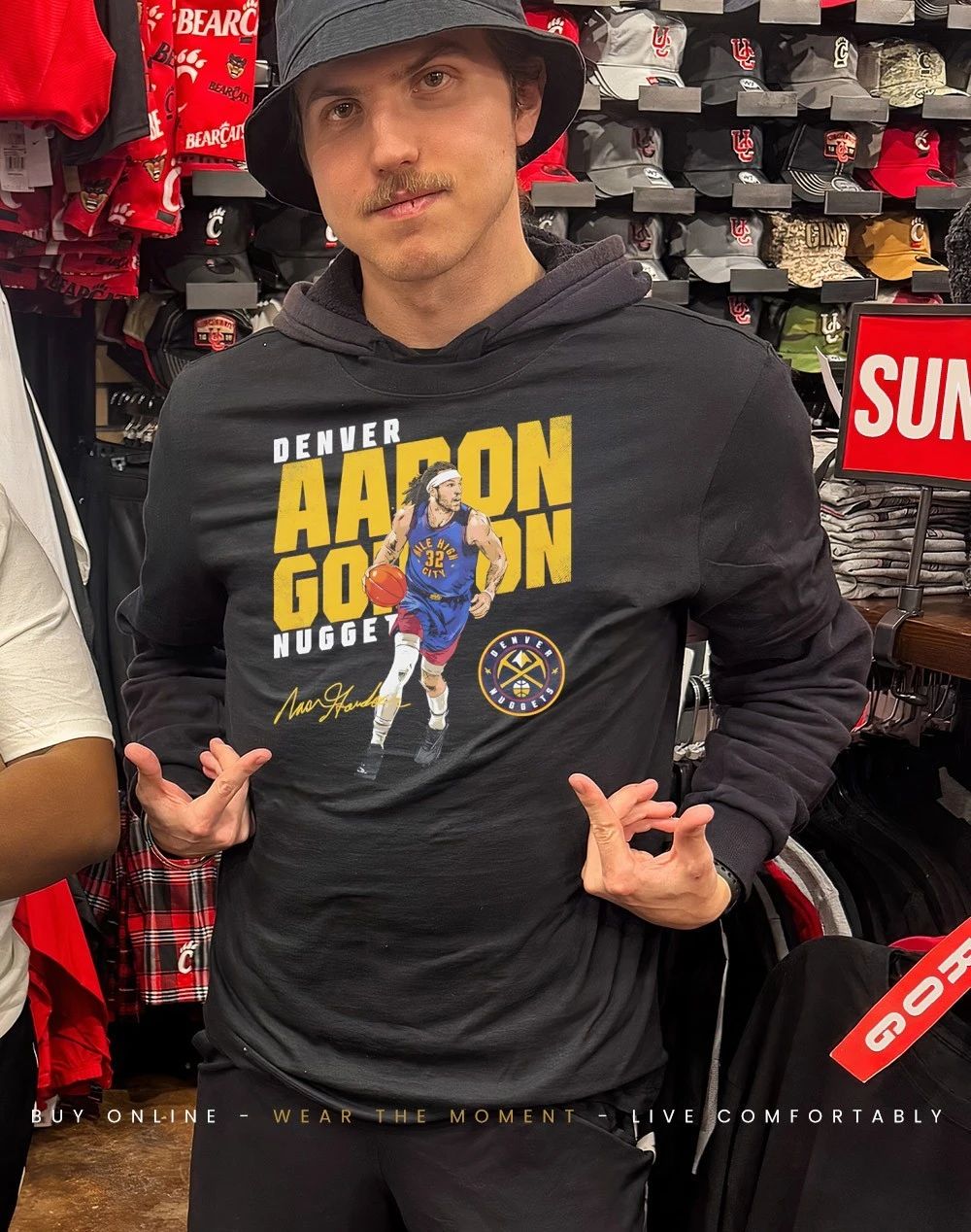 Aaron Gordon Denver Nuggets Slant 2026 signature shirt
