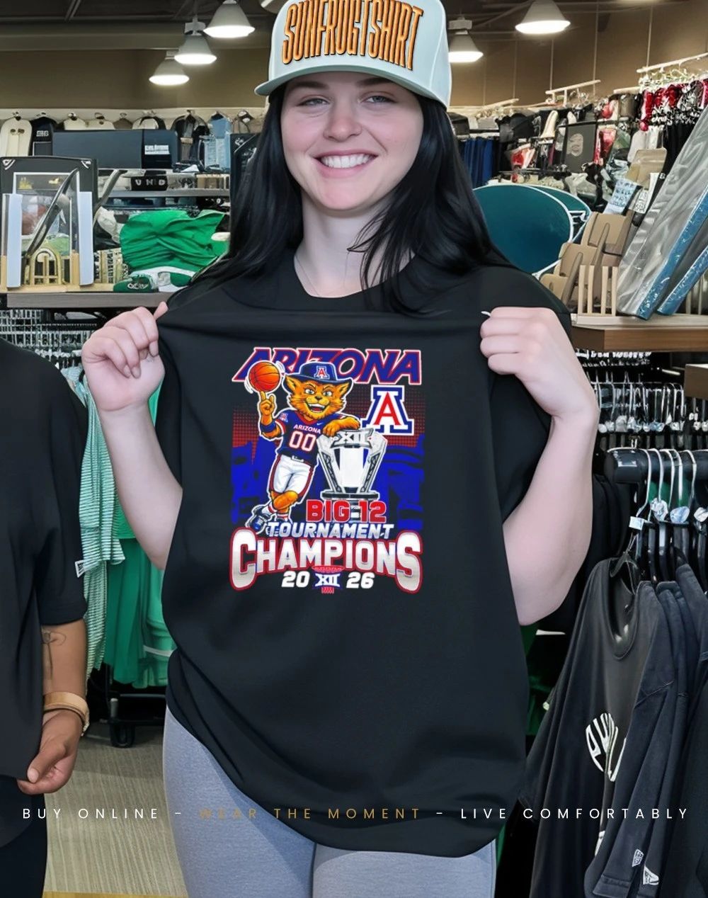 Arizona Wildcats Big 12 Conference Champions 2026 mascot shirt