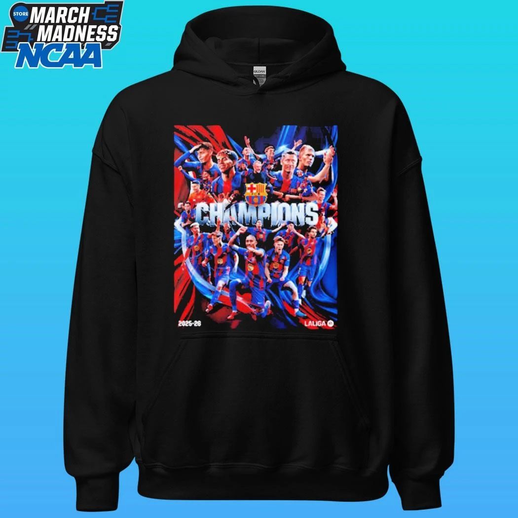 Congrats Barcelona Fc Champions La Liga Title 2025 26 Season Shirt
