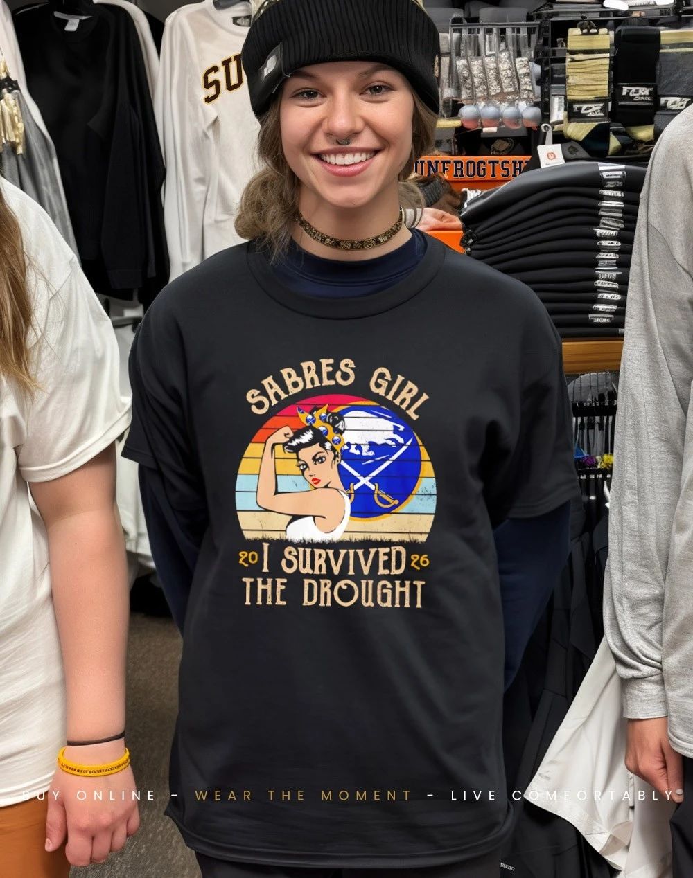 Buffalo Sabres girl 2026 I survived the drought shirt