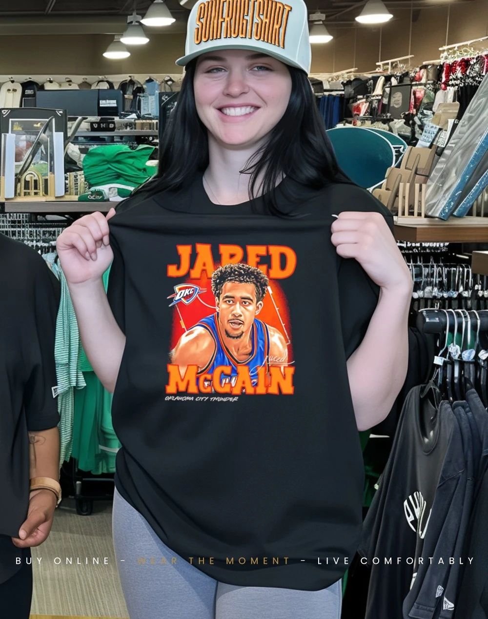 Jared McCain Oklahoma City Thunder Airbrush shirt