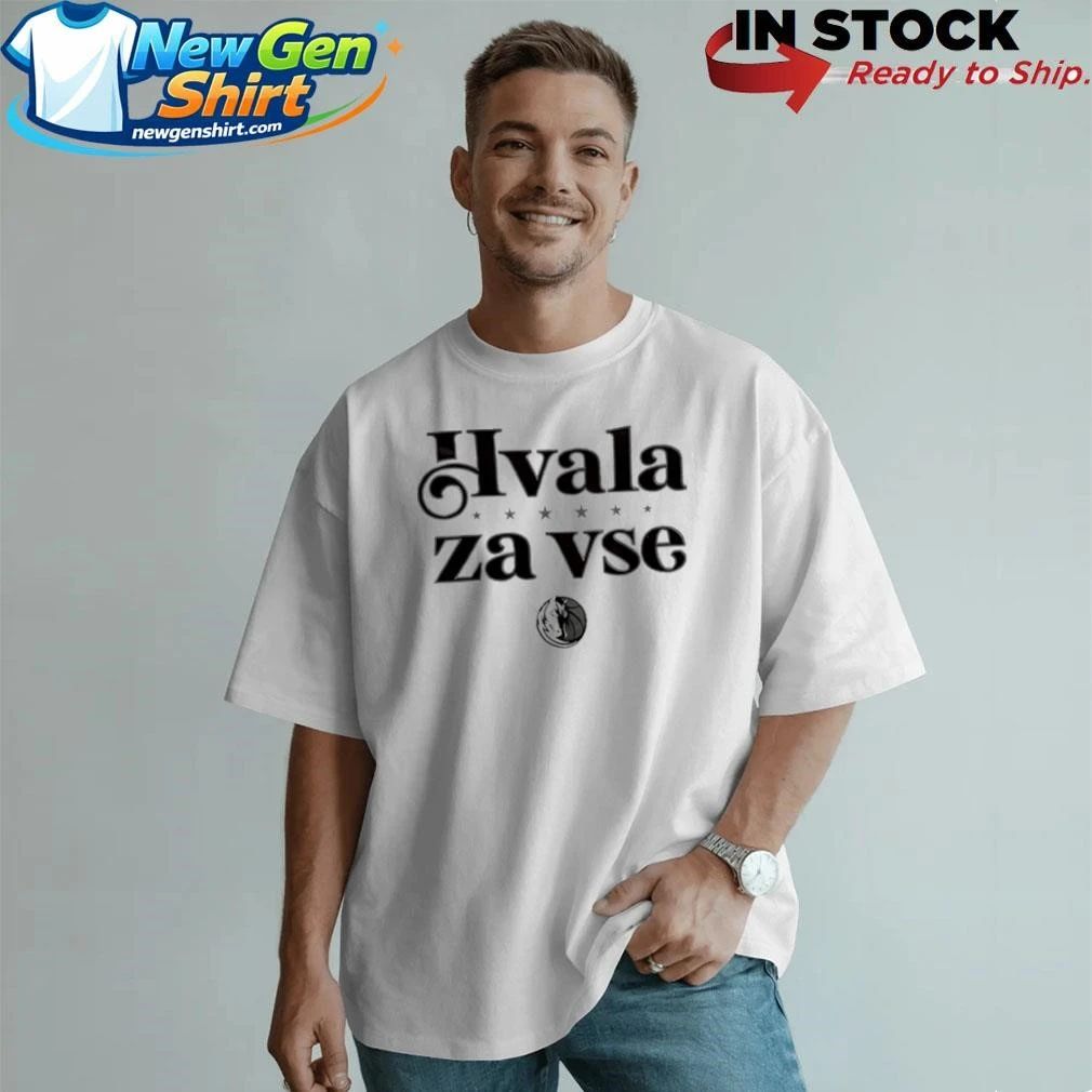 Dallas Mavericks Hvala Za Vse Logo Shirt
