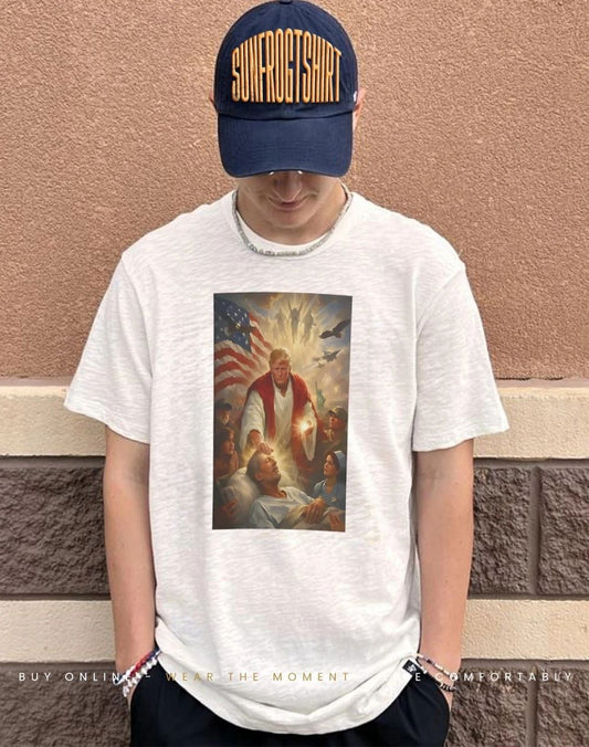 Trump Jesus Epstein funny shirt